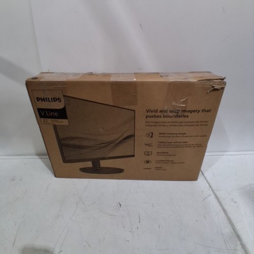 PHILIPS 22" 1080P HD COMPUTER MONITOR - 100HZ - BLACK (MODEL: 221V8LB/27) image 5