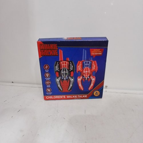 2PK CHILDREN'S SPIDER MAN WALKIE TALKIES - RED AND BLUE (MODEL: LY-040) image 2