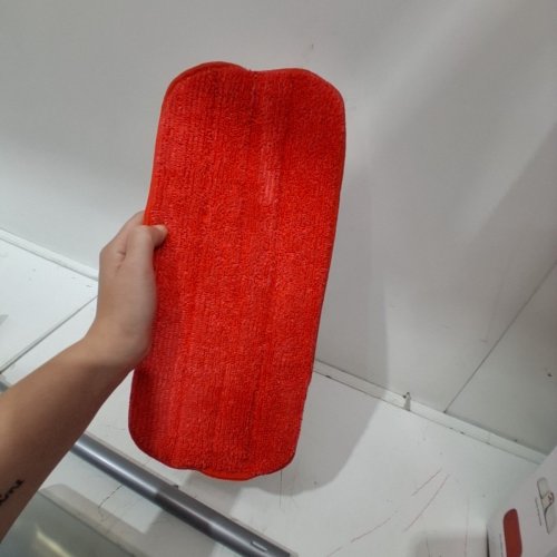 OXO GOOD GRIPS SPRAY MOP WITH SLIDE OUT SCRUBBER - ORANGE image 3