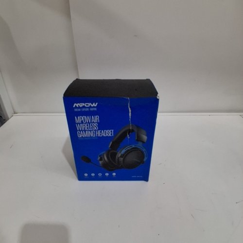 MPOW AIR WIRELESS GAMING HEADSET WITH NOISE CANCELLING MIC - 17HR PLAYTIME - BLACK/BLUE (MODEL: BH415A) image 2