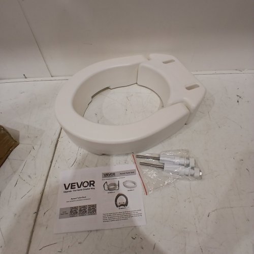 RAISED TOILET SEAT - 3.5" - 300LB CAPACITY - WHITE (MODEL: SC7060Q-S-4) image 2