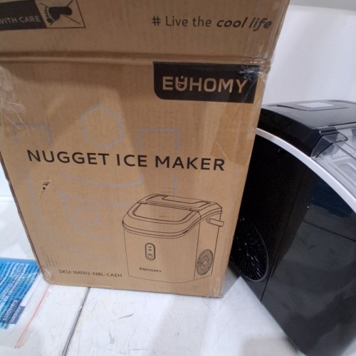 EUHOMY COUNTERTOP NUGGET ICE MAKER - 34LBS/DAY - BLACK (MODEL: IM-12S) image 7