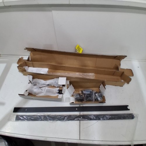 VEVOR SLIDING BARN DOOR HARDWARE KIT - 6FT - 330LB CAP - SILVER (MODEL: 6FT-2D-5K-Y) image 3