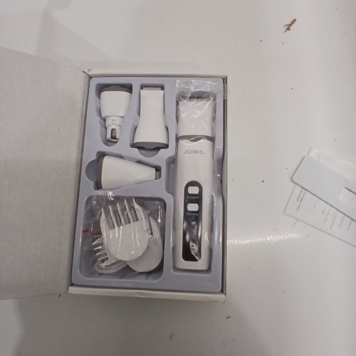 JIUWIIL 4-IN-1 PET TRIMMER GROOMING KIT - WHITE/GREY image 2