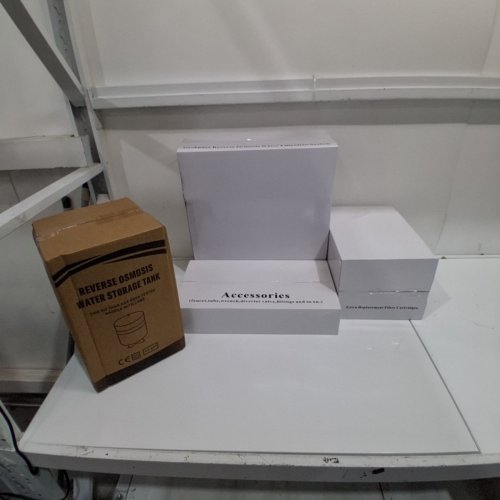 GEEKPURE 5-STAGE REVERSE OSMOSIS DRINKING WATER FILTRATION SYSTEM - WHITE (MODEL: RO5) image 2