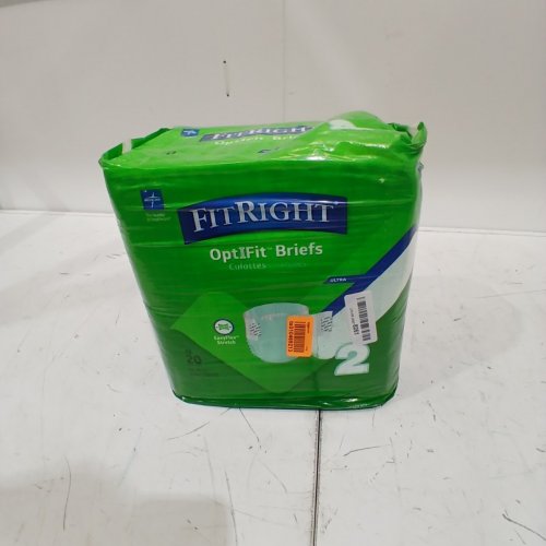 20PK FITRIGHT EASY FLEX STRETCH BRIEFS- LG/XL - WHITE image 2