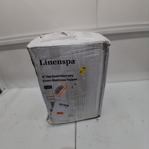 LINENSPA 4" GEL SWIRL MEMORY FOAM TOPPER - KING image 4
