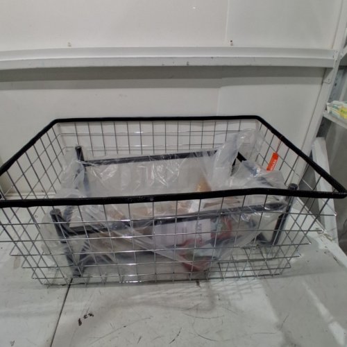 WIRE LAUNDRY CART BASKET WITH WHEELS - 4.5 BUSHEL, 32" X 21" X 30" - BLACK - (MODEL: FW-6913A) image 2