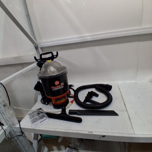 HOOVER COMMERCIAL SHOULDER VAC PRO BACK PACK BAGLESS VACUUM - 6.4QT CAPACITY - BLACK/ORANGE (MODEL: C2401) image 3
