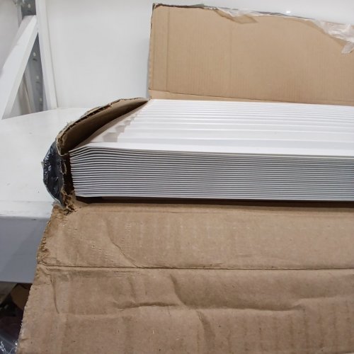 24PK LOOYEE PVC WATERPROOF AND WASHABLE FIRE-RATED DROP CEILING TILES - 2FT X 4FT - WHITE image 3