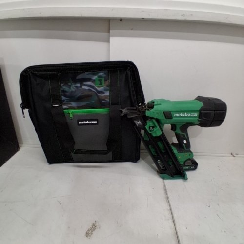 METABO HPT CORDLESS STRIP NAILER KIT - 18 V; 1-1/2" - 3-1/2" NAIL LENGTH; .113" NAIL DIAMETER - GREEN / BLACK (MODEL: NR1890DCA) image 5