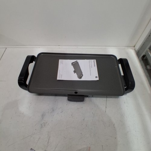 KENMORE ELECTRIC NON-STICK GRIDDLE - 1500W ADJUSTABLE TEMPERATURE GRIDDLE FOR PANCAKES, BREAKFAST, GRILLED CHEESE - 10" X 18" COOKING SURFACE (MODEL: KKNSEGGREY) image 3
