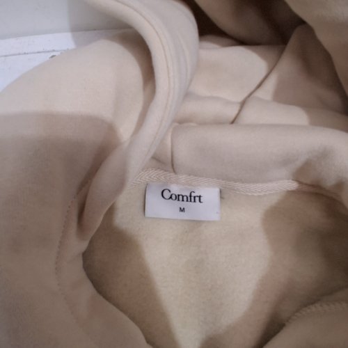 UNISEX COMFRT SIGNATURE HOODIE2 - MEDIUM - BONE (STYLE : CT007SC-2) image 3