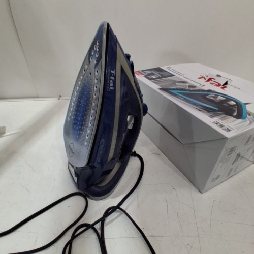 T-FAL ULTRAGLIDE PLUS ENHANCED STEAM IRON WITH CALCIUM COLLECTOR - BLUE/SILVER (MODEL: 1830008183) image 3
