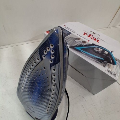 T-FAL ULTRAGLIDE PLUS ENHANCED STEAM IRON WITH CALCIUM COLLECTOR - BLUE/SILVER (MODEL: 1830008183) image 4