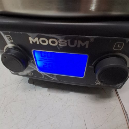 MOOSUM ELECTRIC WATER BATH CANNER WITH LCD DISPLAY - 27QT - STAINLESS STEEL (MODEL:MO-CBPBS27US-0820) image 2