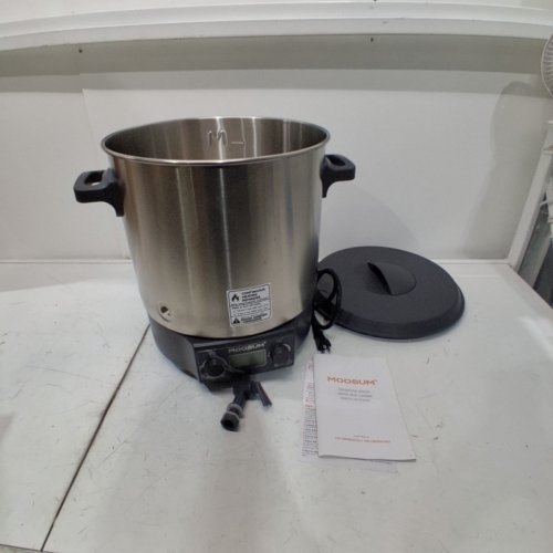 MOOSUM ELECTRIC WATER BATH CANNER WITH LCD DISPLAY - 27QT - STAINLESS STEEL (MODEL:MO-CBPBS27US-0820) image 3