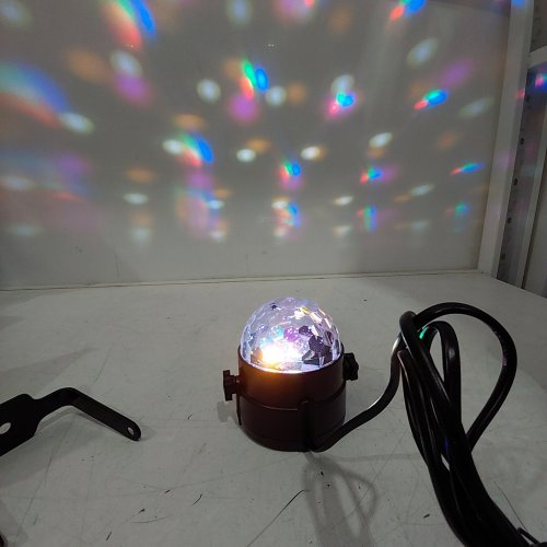 LED PORTABLE DISCO PARTY LIGHT - BLACK image 2