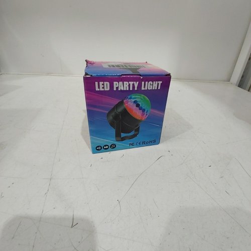 LED PORTABLE DISCO PARTY LIGHT - BLACK image 4
