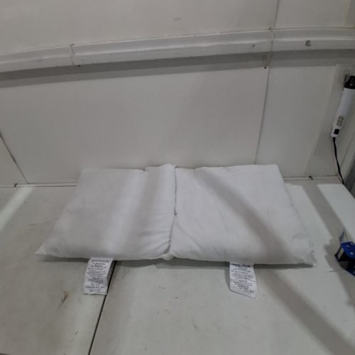 2PK AMAZON BASICS SQUARE HYPOALLERGENIC PILLOW INSERT - 20" X 20" - WHITE (MODEL: PIBAG01443-2) image 2