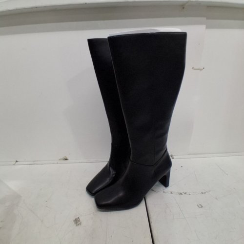 WOMEN'S NATURALIZER NONA KNEE HIGH BOOTS WITH SIDE ZIP CLOSURE - 7.5 - BLACK (STYLE : J5799S2003) image 3