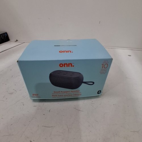 ONN. SMALL BLUETOOTH RUGGED SPEAKER WITH PARTY SYNC MODE - UP TO 10 HOURS OF PLAYTIME - GREY (MODEL: AAGRY100081918) image 4
