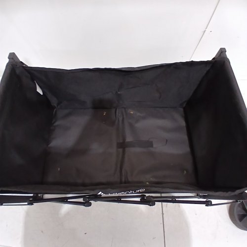 EAYNON HEAVY DUTY COLLAPSIBLE FOLDABLE EXTENDED WAGON WITH 280LBS CAPACITY - 2FT 1" X 1FT 4" - BLACK image 5