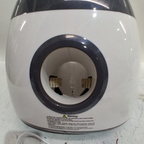 4PC AUTOMATIC DOG BALL LAUNCHER WITH 3 DISTANCE SETTINGS - 26FT - 79FT - GREY/WHITE image 7