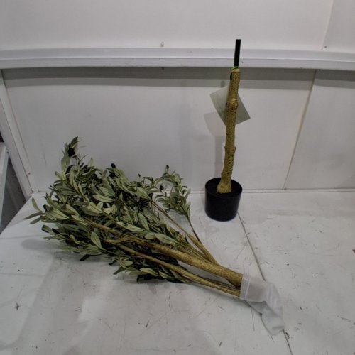 LYERSE ARTIFICIAL DECORATIVE OLIVE TREE - 6FT image 2