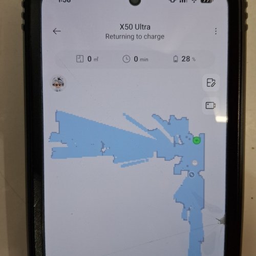DREAME X50 ULTRA SMART ROBOT VACUUM/MOP COMBO WITH SELF-EMPTYING STATION - AUTO-WASH/REFILL & 3D MAPPING - APP/WIFI CONNECTIVITY - BLACK - (MODEL: ‎RLX85CE) image 6