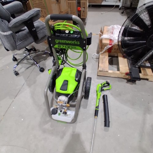 GREENWORKS PRO BRUSHLESS 2700 PSI ELECTRIC PRESSURE WASHER -2700 PSI - GREEN (MODEL: GPW2702A) image 4