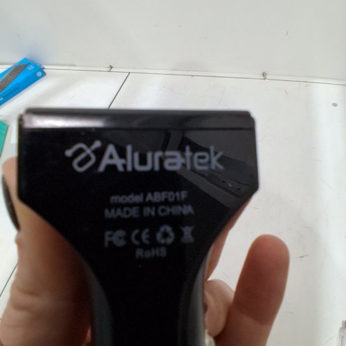 ALURATEK BLUETOOTH CAR AUDIO RECEIVER AND FM TRANSMITTER - 5 V 2.1A OUTPUT - BLACK image 4