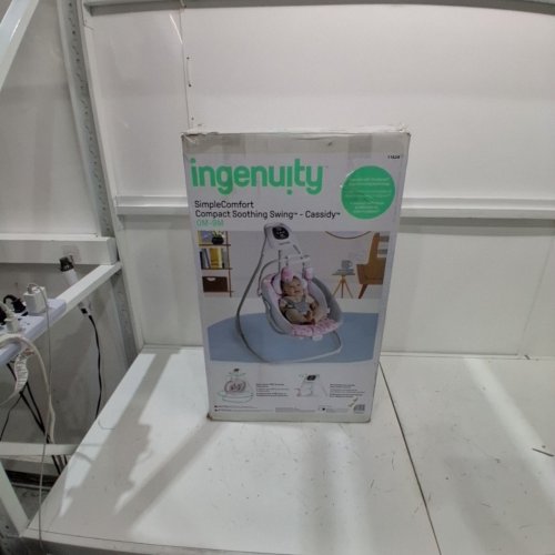 INGENUITY SIMPLECOMFORT CRADLING SWING - CASSIDY - PLUG-IN SWING WITH SOOTHING VIBRATIONS (M# 11624-MEES)) image 6