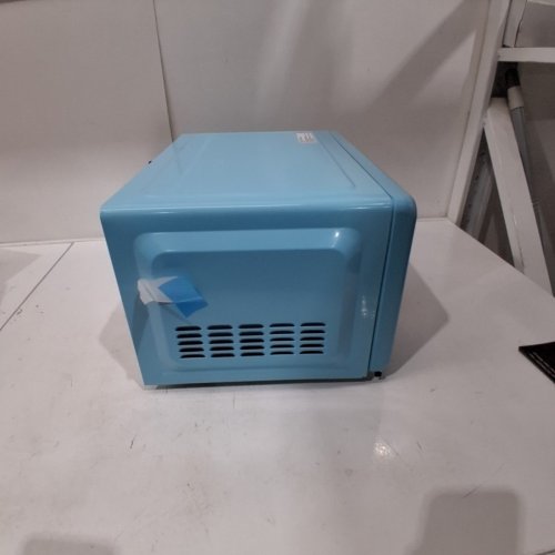 GALANZ RETRO STYLE MICROWAVE WITH LOCKING DOOR - 900W 0.9CU.FT - BLUE (MODEL: GLCMKZ09BER09) image 5