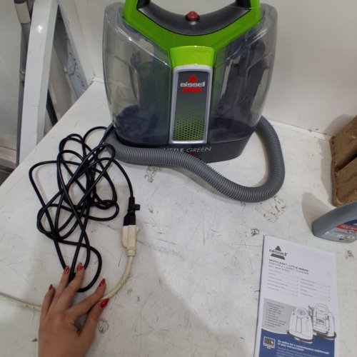 BISSELL LITTLE GREEN PROHEAT PORTABLE DEEP CLEANER/SPOT CLEANER - GREEN/GREY (MODEL: 2694B) image 2