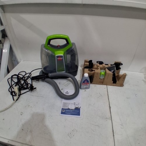 BISSELL LITTLE GREEN PROHEAT PORTABLE DEEP CLEANER/SPOT CLEANER - GREEN/GREY (MODEL: 2694B) image 3