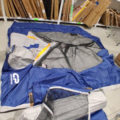 CAMPROS CP 6/8 PERSON FAMILY CAMPING WATERPROOF ALL-SEASON DOME TENT WITH TOP RAINFLY & CARRY BAG - BLUE/GREY (MODEL: CP-120976N) image 3