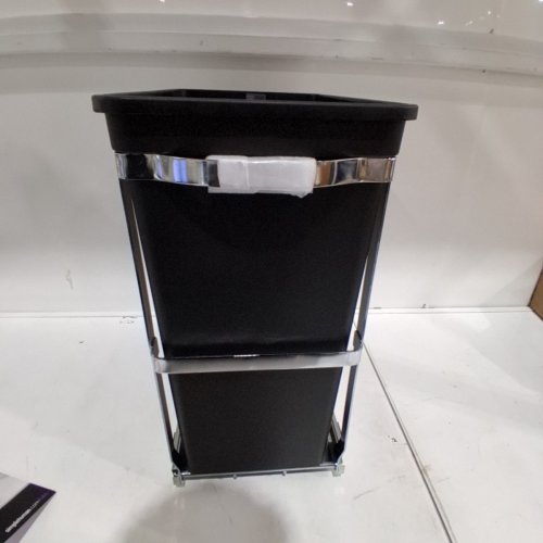 SIMPLEHUMAN UNDER COUNTER PULL OUT TRASH CAN - 30L - BLACK (MODEL: CW1124) image 2