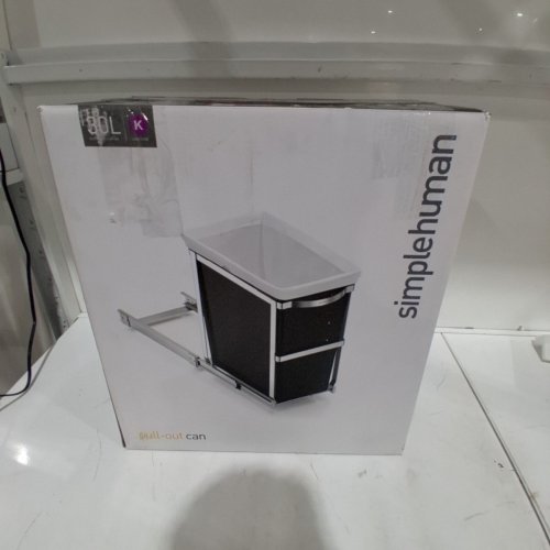 SIMPLEHUMAN UNDER COUNTER PULL OUT TRASH CAN - 30L - BLACK (MODEL: CW1124) image 4