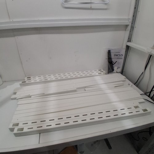 ENCLO VINYL NO-DIG PRIVACY FENCE SCREEN KIT WITH 2 PANELS - 36" X 48" - WHITE (MODEL: ZP19008) image 3
