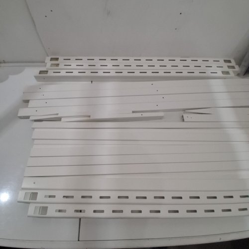 ENCLO VINYL NO-DIG PRIVACY FENCE SCREEN KIT WITH 2 PANELS - 36" X 48" - WHITE (MODEL: ZP19008) image 5