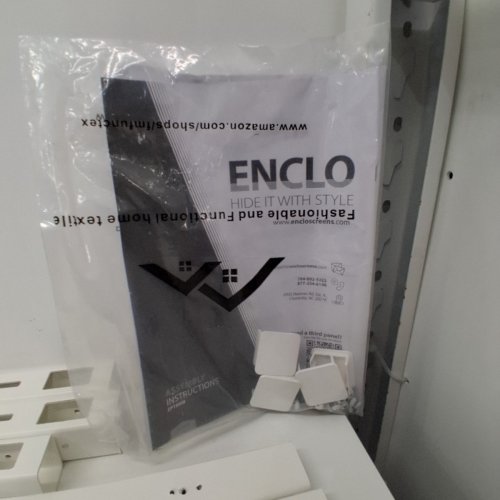ENCLO VINYL NO-DIG PRIVACY FENCE SCREEN KIT WITH 2 PANELS - 36" X 48" - WHITE (MODEL: ZP19008) image 6