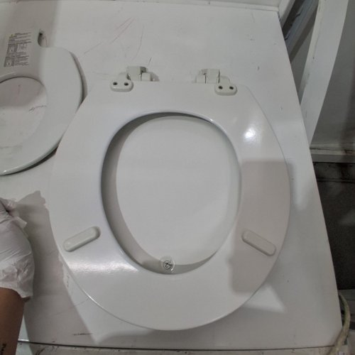 BEMIS MAYFAIR KENDALL SLOW CLOSE ROUND TOILET SEAT - ENAMELED WOOD SEAT - 17" - WHITE (MODEL: 888SLOW) image 4