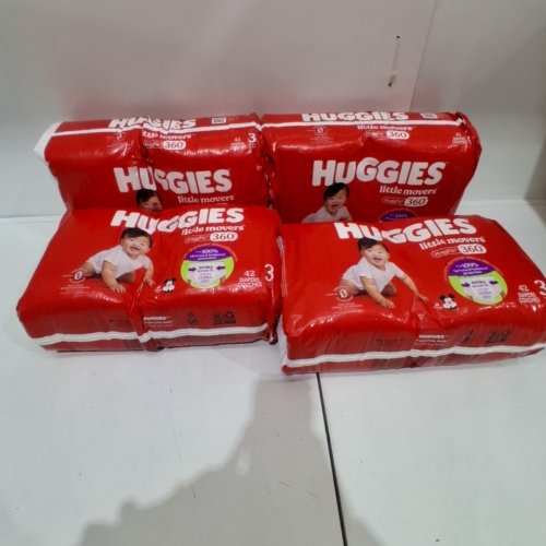 168PK HUGGIES DISNEY LITTLE MOVERS BABY DIAPERS - SIZE 3 - MICKY MOUSE(16-28LBS) image 2