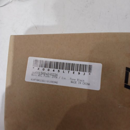5PK MINI ANL FUSES - 200 AMP - BLACK image 2