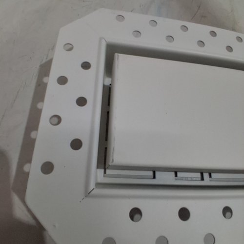 FITTES ADJUSTABLE MODERN FLUSH WALL VENT FOR AIRFLOW SOLUTIONS - 4" X 10" - WHITE (MODEL: DWALL4X10SWH) image 4