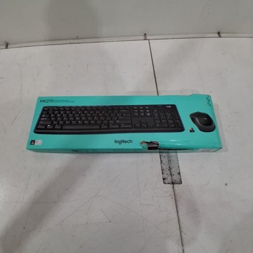 LOGITECH WIRELESS KEYBOARD AND MOUSE COMBO - 2.4 GHZ WIRELESS - BLACK (MODEL: MK270) image 6