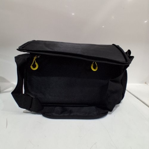 MULTIFUNCTIONAL PADDED FISHING TACKLE BAG - 13" X 7" X 7" - BLACK image 2