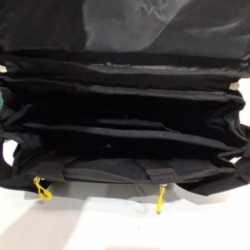 MULTIFUNCTIONAL PADDED FISHING TACKLE BAG - 13" X 7" X 7" - BLACK image 4