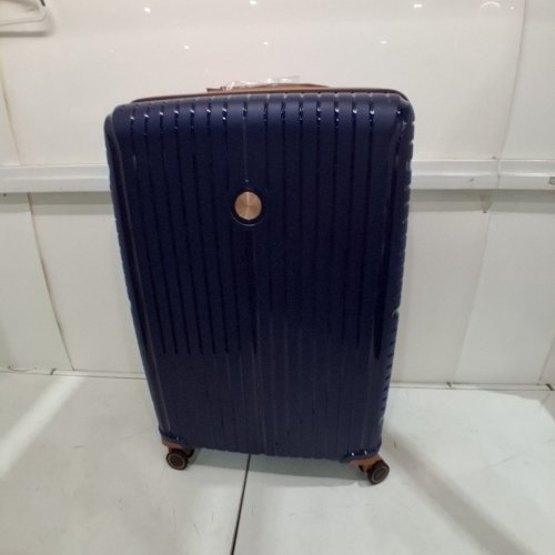 5PC JOYWAY LUGGAGE SET PP HARDSHELL CARRY ON SUITCASE SET, TRAVEL SUITCASES WITH DOUBLE SPINNER WHEELS AND TSA LOCK - 20" / 24" / 28" - NAVY BLUE - (MODEL: TR015-SET) image 5